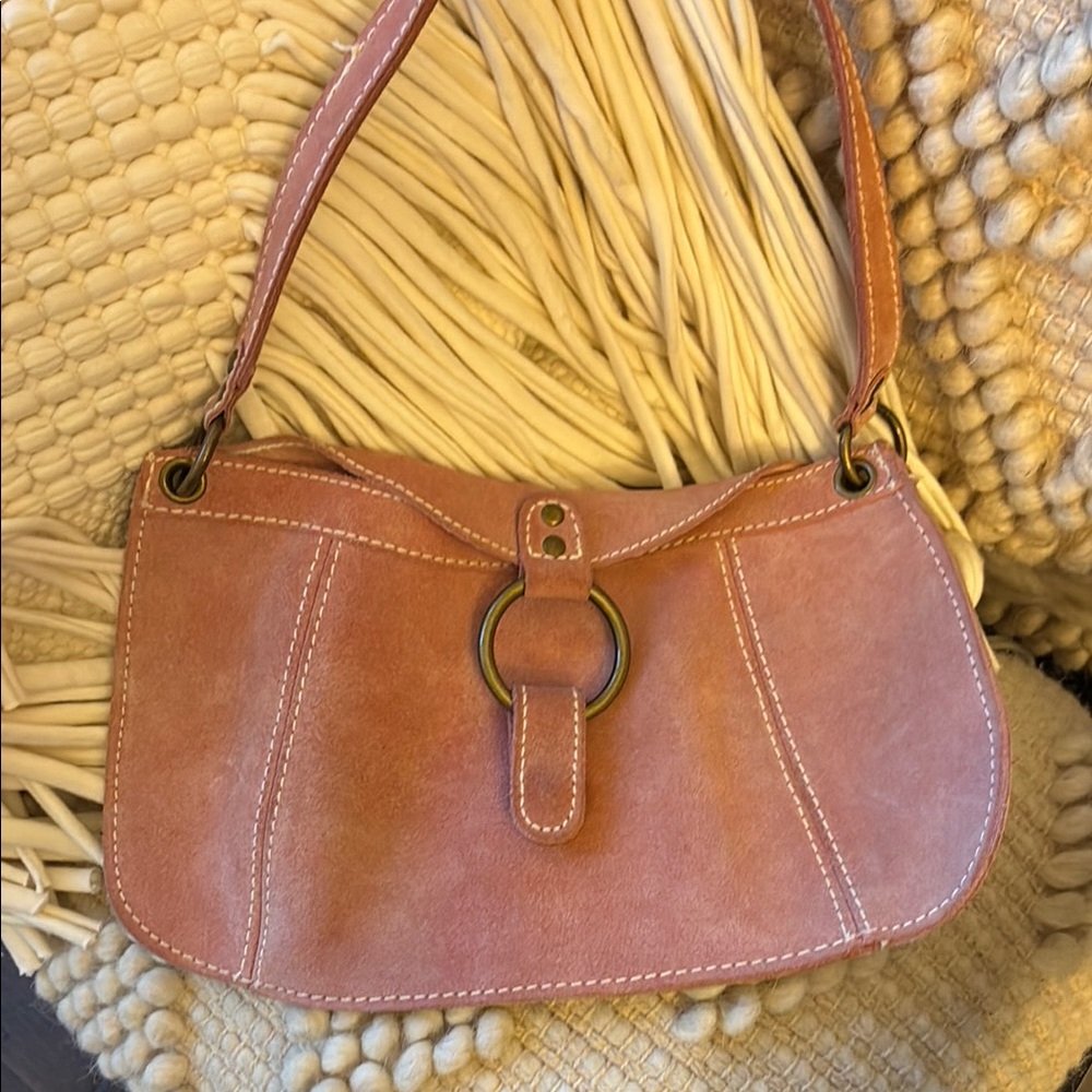 Pink Suede Women's Bag